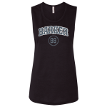 Barker Wolves <span class="pdp-name-mascot">Barker Wolves</span> BELLA+CANVAS Women's Flowy Muscle Tank Front Thumbnail