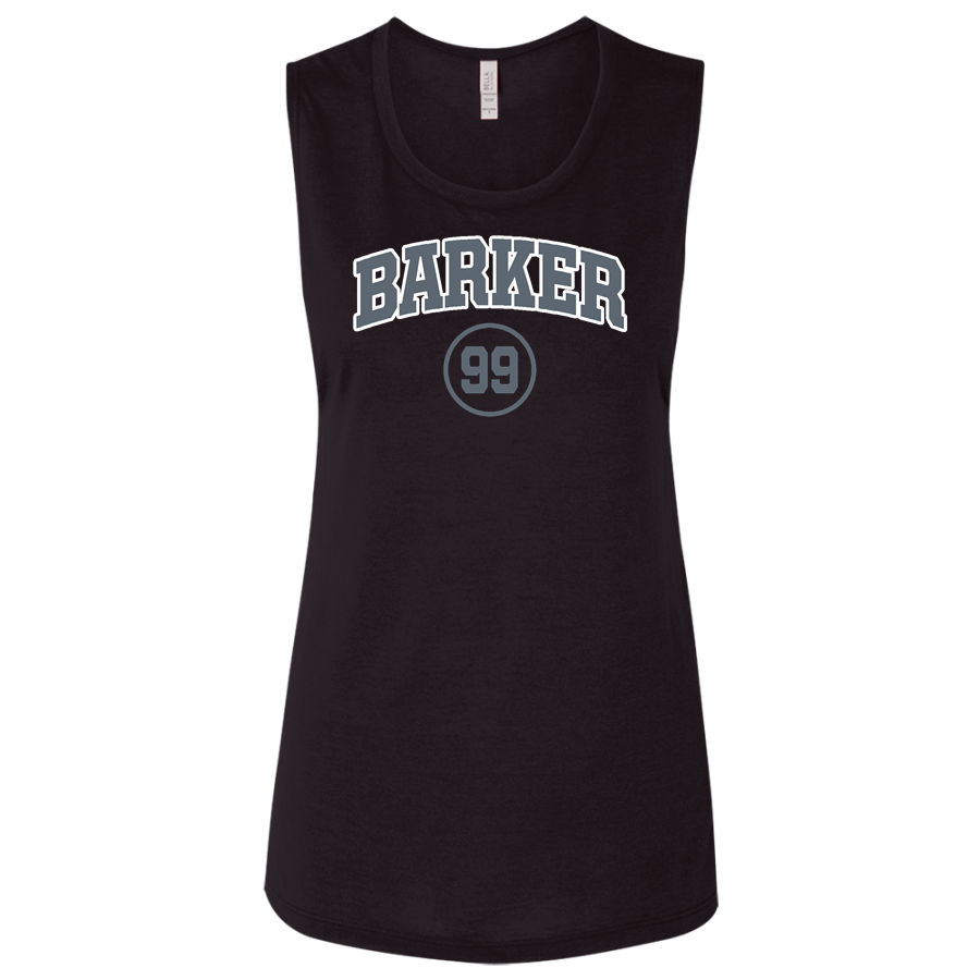 Barker Wolves <span class="pdp-name-mascot">Barker Wolves</span> BELLA+CANVAS Women's Flowy Muscle Tank