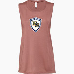 Rock Springs Knights Bella + Canvas Women's Flowy Muscle Tank Front Thumbnail
