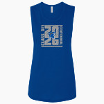 CENTENNIAL HIGH SCHOOL SPARTANS <span class="pdp-name-mascot">CENTENNIAL SPARTANS</span> Bella + Canvas Women's Flowy Muscle Tank Front Thumbnail