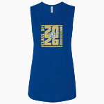 WATERFORD HIGH SCHOOL WILDCATS <span class="pdp-name-mascot">WATERFORD WILDCATS</span> Bella + Canvas Women's Flowy Muscle Tank Front Thumbnail