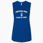 Janesville Craig Cougars Bella + Canvas Women's Flowy Muscle Tank Front Thumbnail