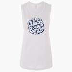 RIVER VALLEY HIGH SCHOOL MUSTANGS <span class="pdp-name-mascot">RIVER VALLEY MUSTANGS</span> Bella + Canvas Women's Flowy Muscle Tank Front Thumbnail