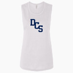 DUBOIS CHRISTIAN SCHOOLS EAGLES <span class="pdp-name-mascot">DUBOIS EAGLES</span> Bella + Canvas Women's Flowy Muscle Tank Front Thumbnail