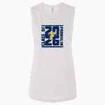 FRANKLIN HIGH SCHOOL WARRIORS Bella + Canvas Women's Flowy Muscle Tank Front Thumbnail