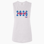 PITTSBURGH NATIONAL LEAGUE PITTSBURGH NATIONAL <span class="pdp-name-mascot">PITTSBURGH NATIONAL LEAGUE</span> Bella + Canvas Women's Flowy Muscle Tank Front Thumbnail