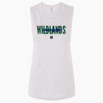 Wildlands Spaceducks Bella + Canvas Women's Flowy Muscle Tank Front Thumbnail