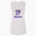 DULUTH HIGH SCHOOL WILDCATS <span class="pdp-name-mascot">DULUTH WILDCATS</span> Bella + Canvas Women's Flowy Muscle Tank Front Thumbnail