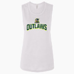 Ocean State Outlaws Outlaws <span class="pdp-name-mascot">Ocean State Outlaws</span> Bella + Canvas Women's Flowy Muscle Tank Front Thumbnail