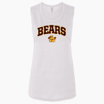MISSION HIGH SCHOOL BEARS Bella + Canvas Women's Flowy Muscle Tank Front Thumbnail