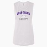 Deep Creek Hornets <span class="pdp-name-mascot">Deep Creek Hornets</span> Bella + Canvas Women's Flowy Muscle Tank Front Thumbnail