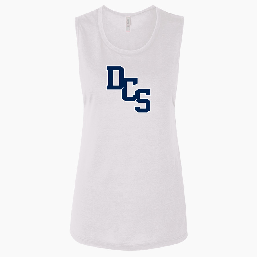 DUBOIS CHRISTIAN SCHOOLS EAGLES <span class="pdp-name-mascot">DUBOIS EAGLES</span> Bella + Canvas Women's Flowy Muscle Tank