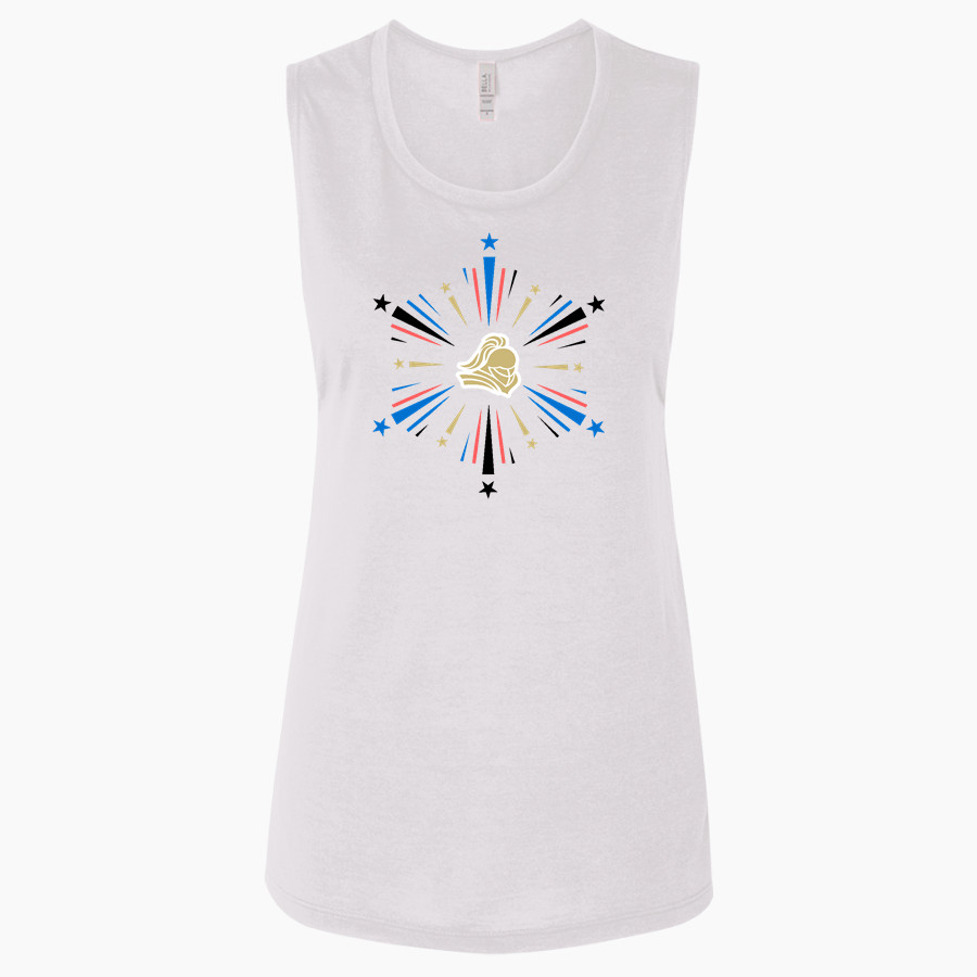 ROYAL HIGH SCHOOL KNIGHTS <span class="pdp-name-mascot">ROYAL KNIGHTS</span> Bella + Canvas Women's Flowy Muscle Tank
