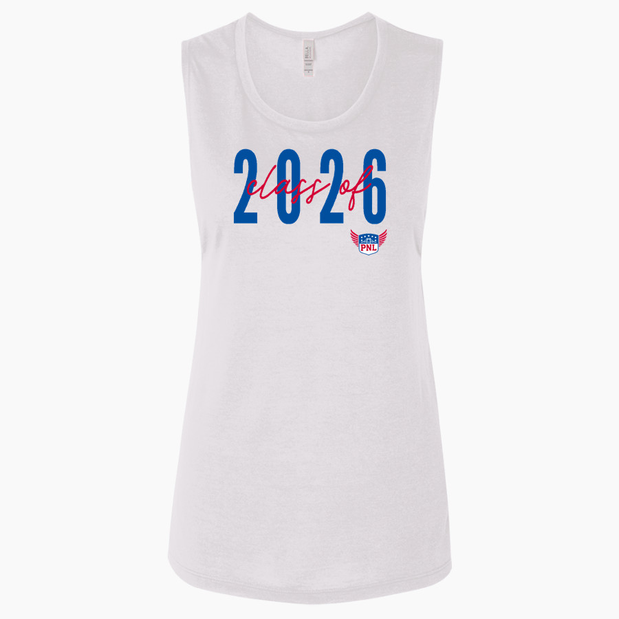 PITTSBURGH NATIONAL LEAGUE PITTSBURGH NATIONAL <span class="pdp-name-mascot">PITTSBURGH NATIONAL LEAGUE</span> Bella + Canvas Women's Flowy Muscle Tank