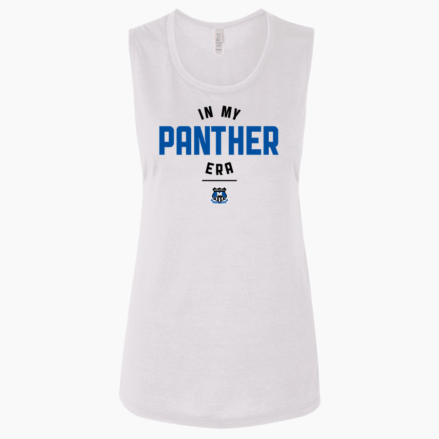 MIDLOTHIAN HIGH SCHOOL PANTHERS Bella + Canvas Women's Flowy Muscle Tank