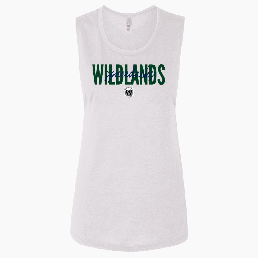 Wildlands Spaceducks Bella + Canvas Women's Flowy Muscle Tank