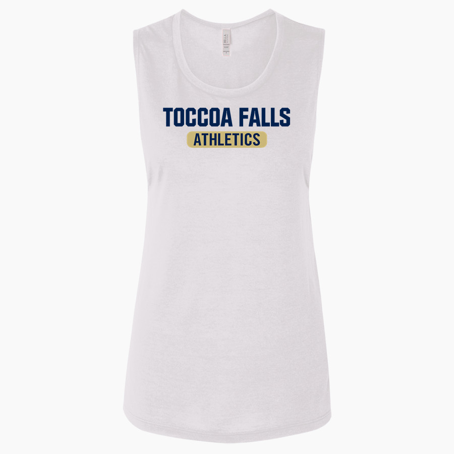 Toccoa Falls EAGLES <span class="pdp-name-mascot">TOCCOA FALLS COLLEGE EAGLES</span> Bella + Canvas Women's Flowy Muscle Tank