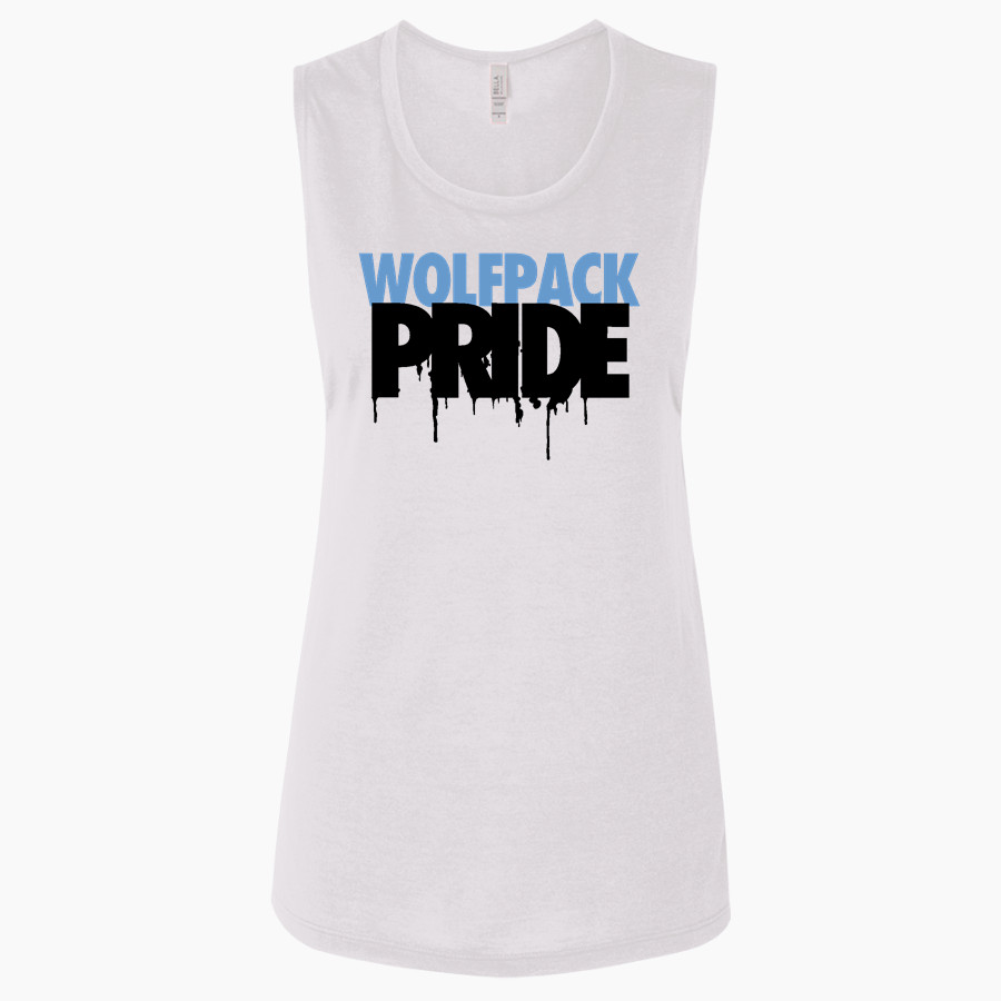 Wilkes-barre Area Wolfpack Bella + Canvas Women's Flowy Muscle Tank