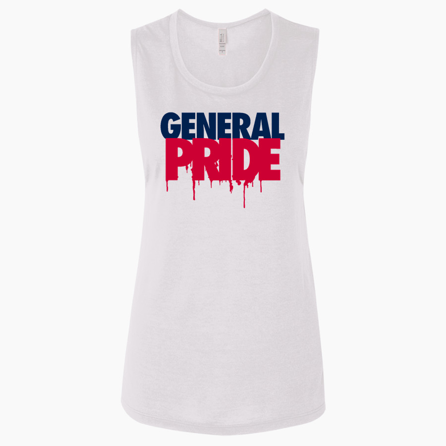 MacArthur Generals <span class="pdp-name-mascot">MACARTHUR HIGH SCHOOL Generals</span> Bella + Canvas Women's Flowy Muscle Tank