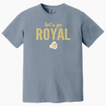 ROYAL HIGH SCHOOL KNIGHTS <span class="pdp-name-mascot">ROYAL KNIGHTS</span> Comfort Colors Adult Heavyweight Garment-Dyed T-Shirt Front Thumbnail