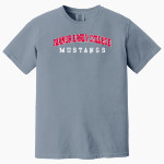 Manor Early College Mustangs <span class="pdp-name-mascot">Manor Early College Mustangs</span> Comfort Colors Adult Heavyweight Garment-Dyed T-Shirt Front Thumbnail