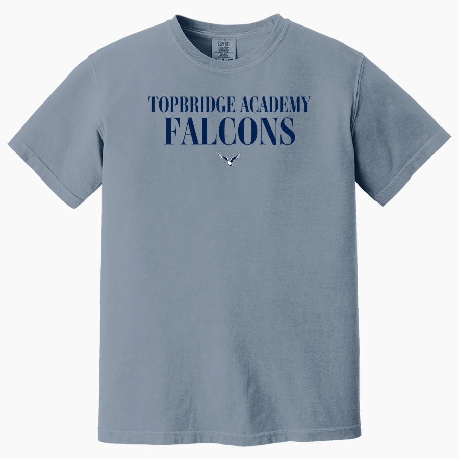 TopBridge Academy Falcons <span class="pdp-name-mascot">TopBridge Academy Falcons</span> Comfort Colors Adult Heavyweight Garment-Dyed T-Shirt