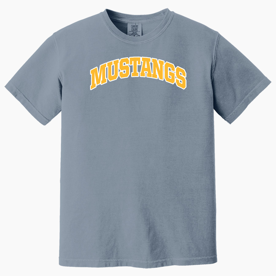 WALKER VALLEY HIGH SCHOOL MUSTANGS <span class="pdp-name-mascot">WALKER VALLEY MUSTANGS</span> Comfort Colors Adult Heavyweight Garment-Dyed T-Shirt
