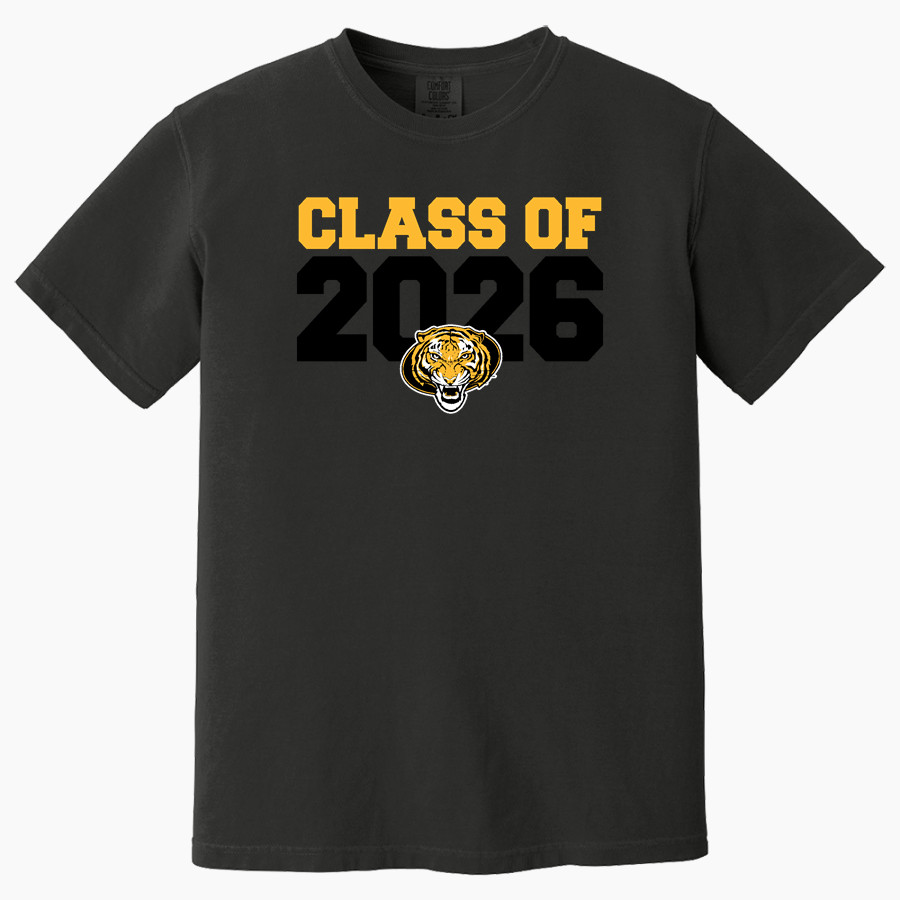 PRAIRIE GROVE HIGH SCHOOL TIGERS <span class="pdp-name-mascot">PRAIRIE GROVE TIGERS</span> Comfort Colors Adult Heavyweight Garment-Dyed T-Shirt