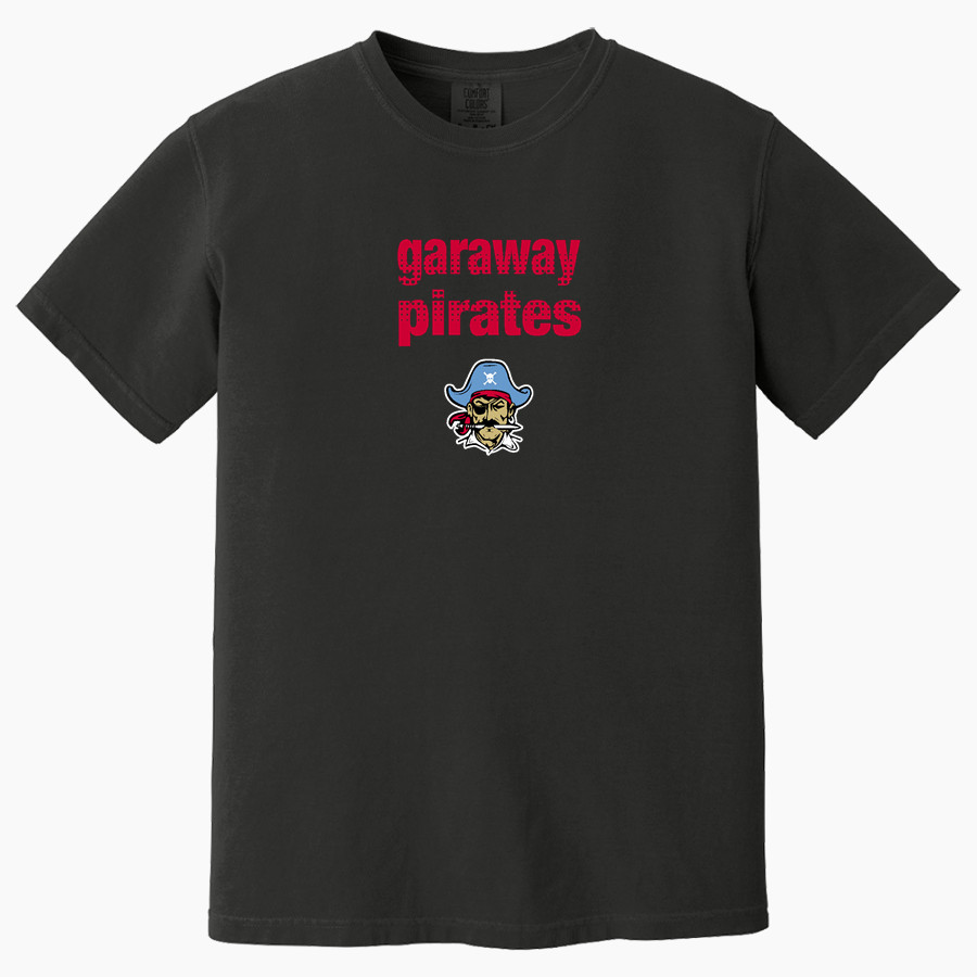 GARAWAY HIGH SCHOOL PIRATES <span class="pdp-name-mascot">GARAWAY PIRATES</span> Comfort Colors Adult Heavyweight Garment-Dyed T-Shirt