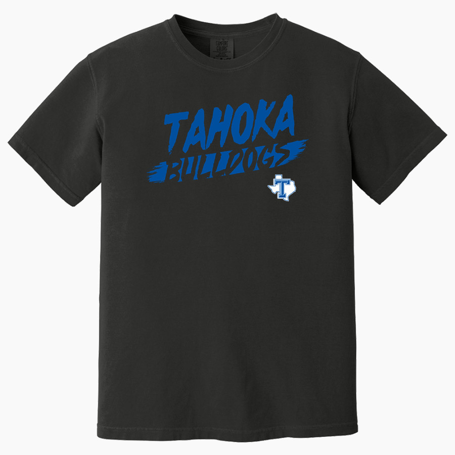 TAHOKA HIGH SCHOOL BULLDOGS <span class="pdp-name-mascot">TAHOKA BULLDOGS</span> Comfort Colors Adult Heavyweight Garment-Dyed T-Shirt