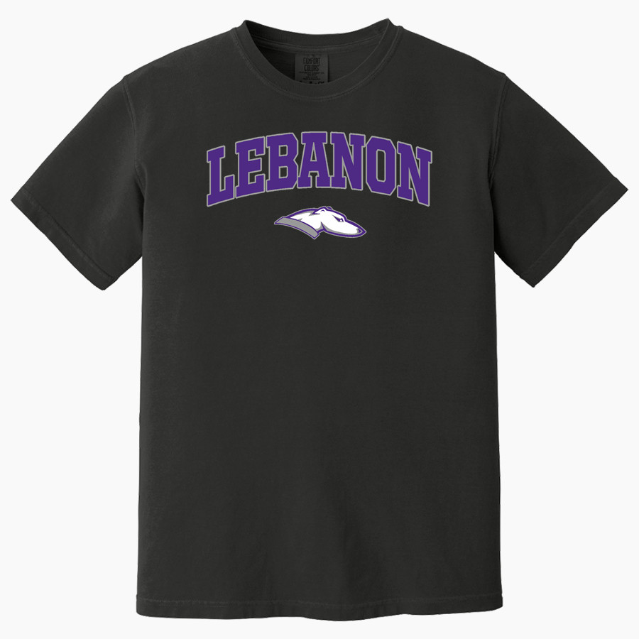 LEBANON COMMUNITY HIGH SCHOOL GREYHOUNDS <span class="pdp-name-mascot">LEBANON GREYHOUNDS</span> Comfort Colors Adult Heavyweight Garment-Dyed T-Shirt
