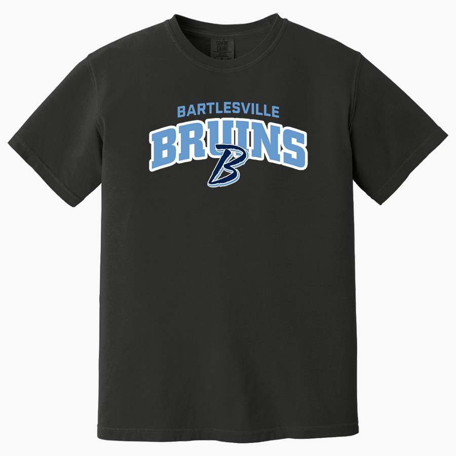 BARTLESVILLE HIGH SCHOOL BRUINS <span class="pdp-name-mascot">BARTLESVILLE BRUINS</span> Comfort Colors Adult Heavyweight Garment-Dyed T-Shirt