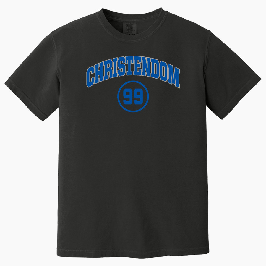 Christendom College Online Store <span class="pdp-name-mascot">Christendom College Crusaders</span> Comfort Colors Adult Heavyweight Garment-Dyed T-Shirt