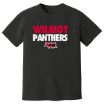 WILMOT UNION HIGH SCHOOL PANTHERS <span class="pdp-name-mascot">WILMOT PANTHERS</span> Comfort Colors Adult Garment-Dyed Heavyweight T-Shirt Front Thumbnail