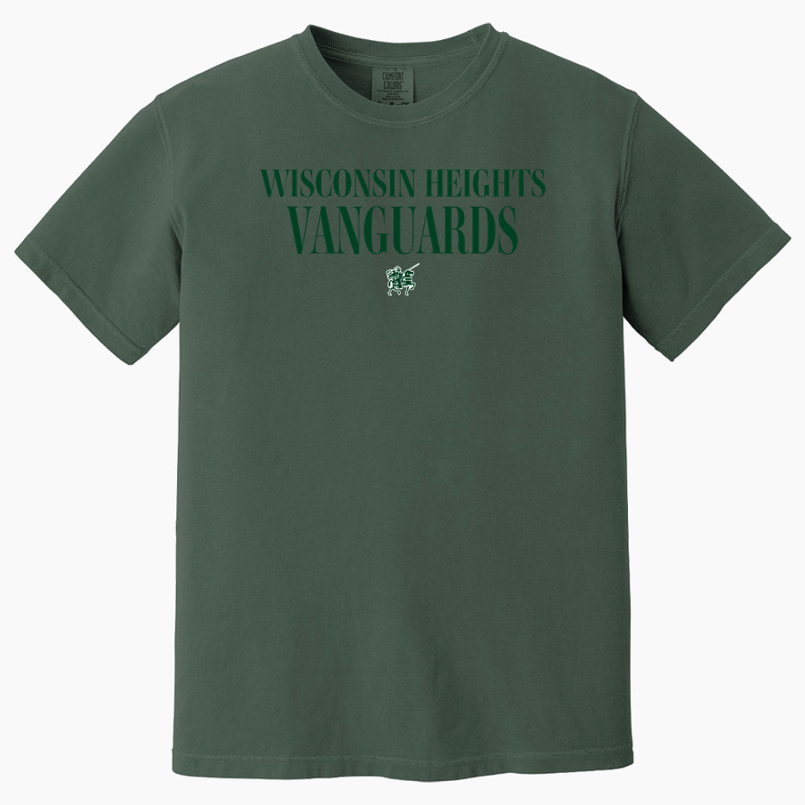 Wisconsin Heights High School Vanguards <span class="pdp-name-mascot">Wisconsin Heights High School</span> Comfort Colors Adult Heavyweight Garment-Dyed T-Shirt
