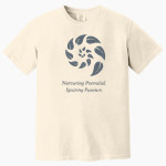Princeton Montessori School <span class="pdp-name-mascot">Princeton Montessori Deer</span> Comfort Colors Adult Heavyweight Garment-Dyed T-Shirt Front Thumbnail