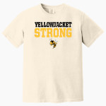 CLINTON HIGH SCHOOL YELLOWJACKETS <span class="pdp-name-mascot">CLINTON YELLOWJACKETS</span> Comfort Colors Adult Heavyweight Garment-Dyed T-Shirt Front Thumbnail