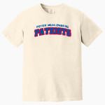 Peter Muhlenberg Patriots Comfort Colors Men's Heavyweight Garment-Dyed T-Shirt Front Thumbnail