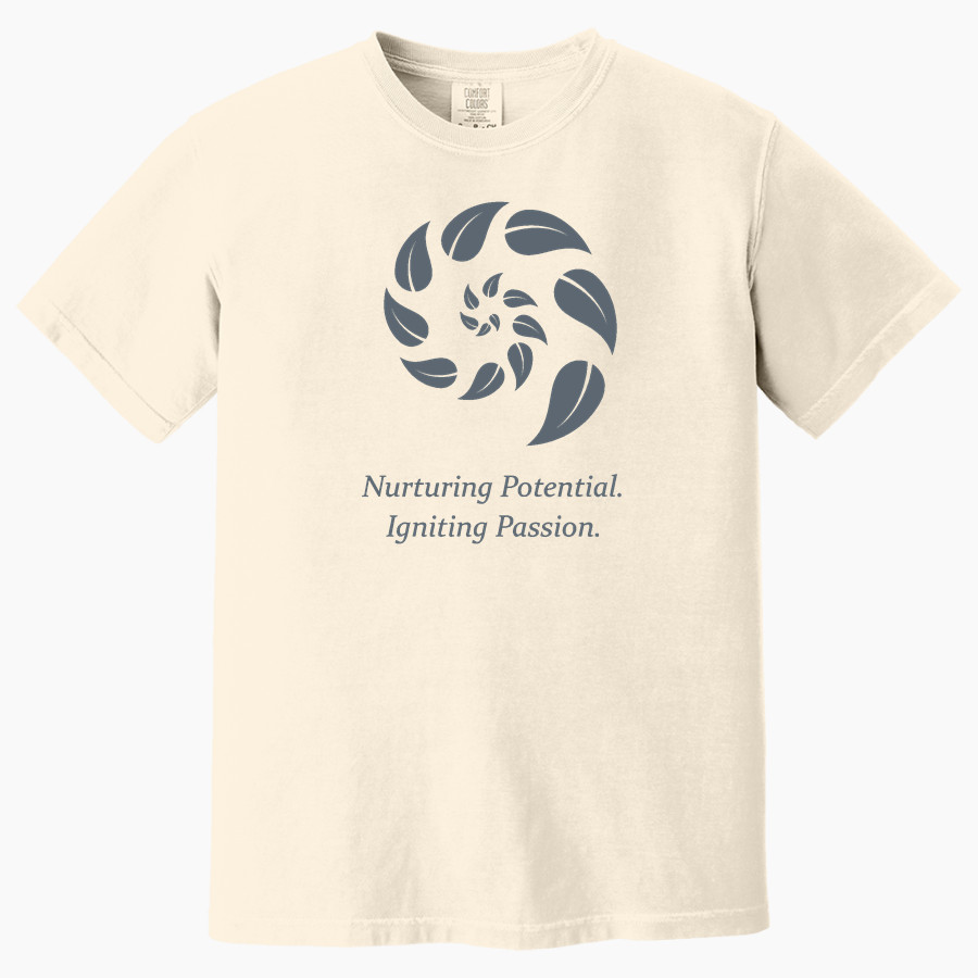 Princeton Montessori School <span class="pdp-name-mascot">Princeton Montessori Deer</span> Comfort Colors Adult Heavyweight Garment-Dyed T-Shirt