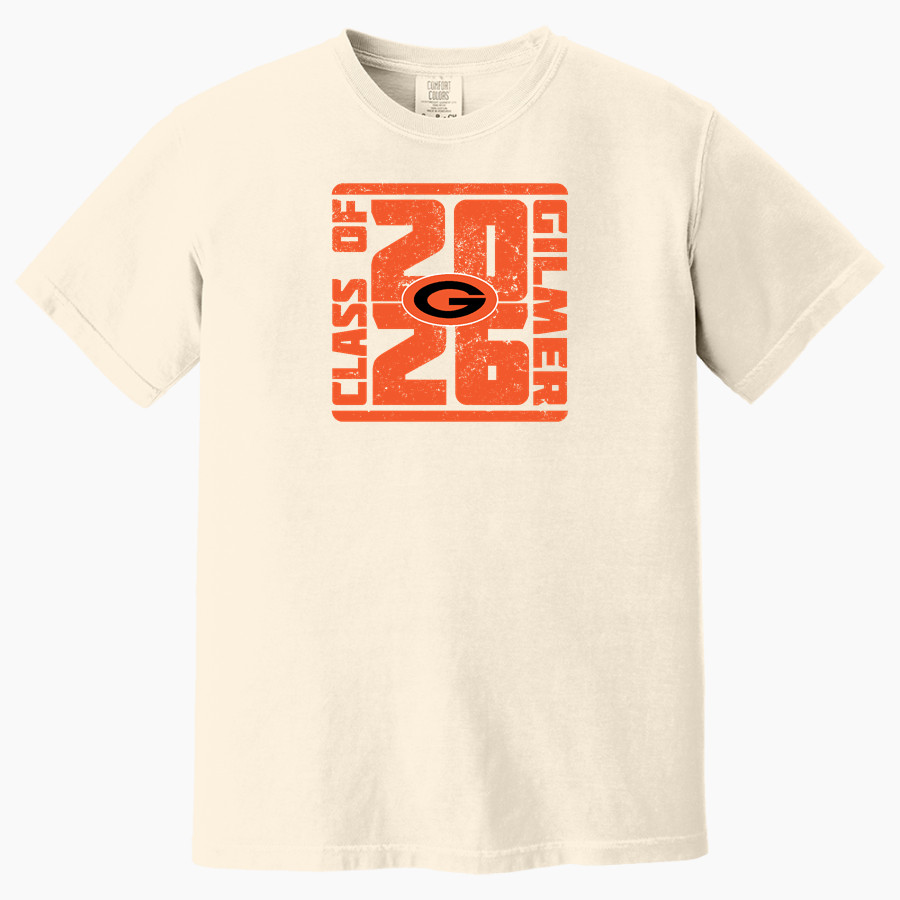 GILMER HIGH SCHOOL BUCKEYES <span class="pdp-name-mascot">GILMER BUCKEYES</span> Comfort Colors Adult Heavyweight Garment-Dyed T-Shirt