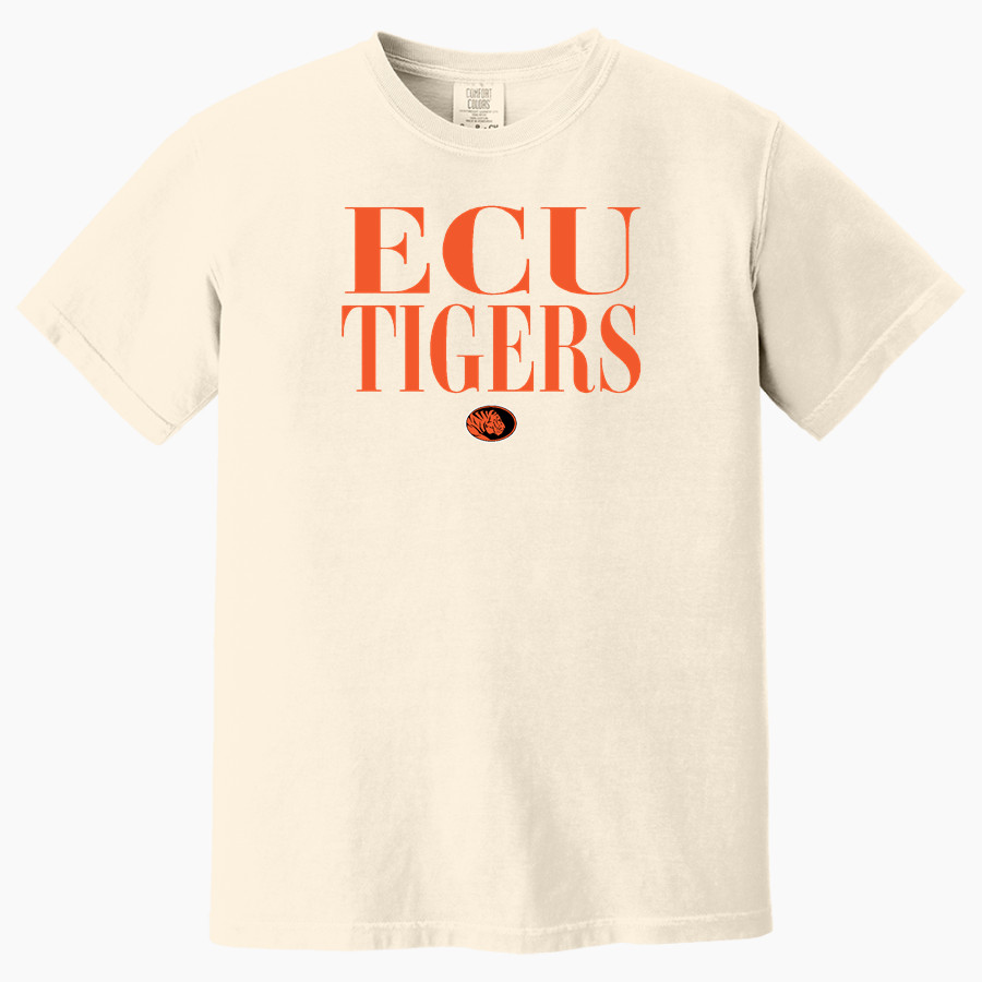 ECU Tigers <span class="pdp-name-mascot">East Central Tigers</span> Comfort Colors Adult Heavyweight Garment-Dyed T-Shirt