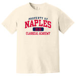 Naples Classical Academy <span class="pdp-name-mascot">Naples Classical Academy Patriots</span> Comfort Colors Adult Heavyweight Garment-Dyed T-Shirt Front Thumbnail