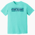 River Islands Riptide <span class="pdp-name-mascot">River Islands Academy Riptide</span> Comfort Colors Adult Heavyweight Garment-Dyed T-Shirt Front Thumbnail