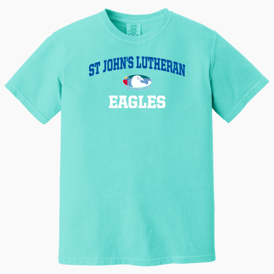 St John's Lutheran Eagles <span class="pdp-name-mascot">St John Lutheran School Eagles</span> Comfort Colors Adult Heavyweight Garment-Dyed T-Shirt