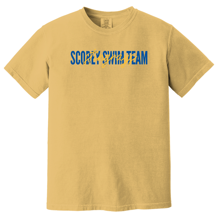 Scobey Swim Team Stingrays <span class="pdp-name-mascot">Scobey Swim Team Stingrays</span> Comfort Colors Adult Garment-Dyed Heavyweight T-Shirt