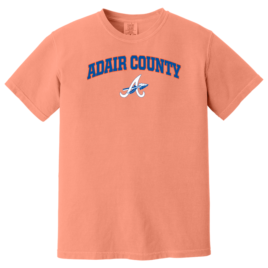 Adair County Indians <span class="pdp-name-mascot">Adair County Indians</span> Comfort Colors Adult Garment-Dyed Heavyweight T-Shirt