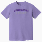 Chrisman-scottland Eagles <span class="pdp-name-mascot">Chrisman-scottland Eagles</span> Comfort Colors Adult Heavyweight Garment-Dyed T-Shirt Front Thumbnail
