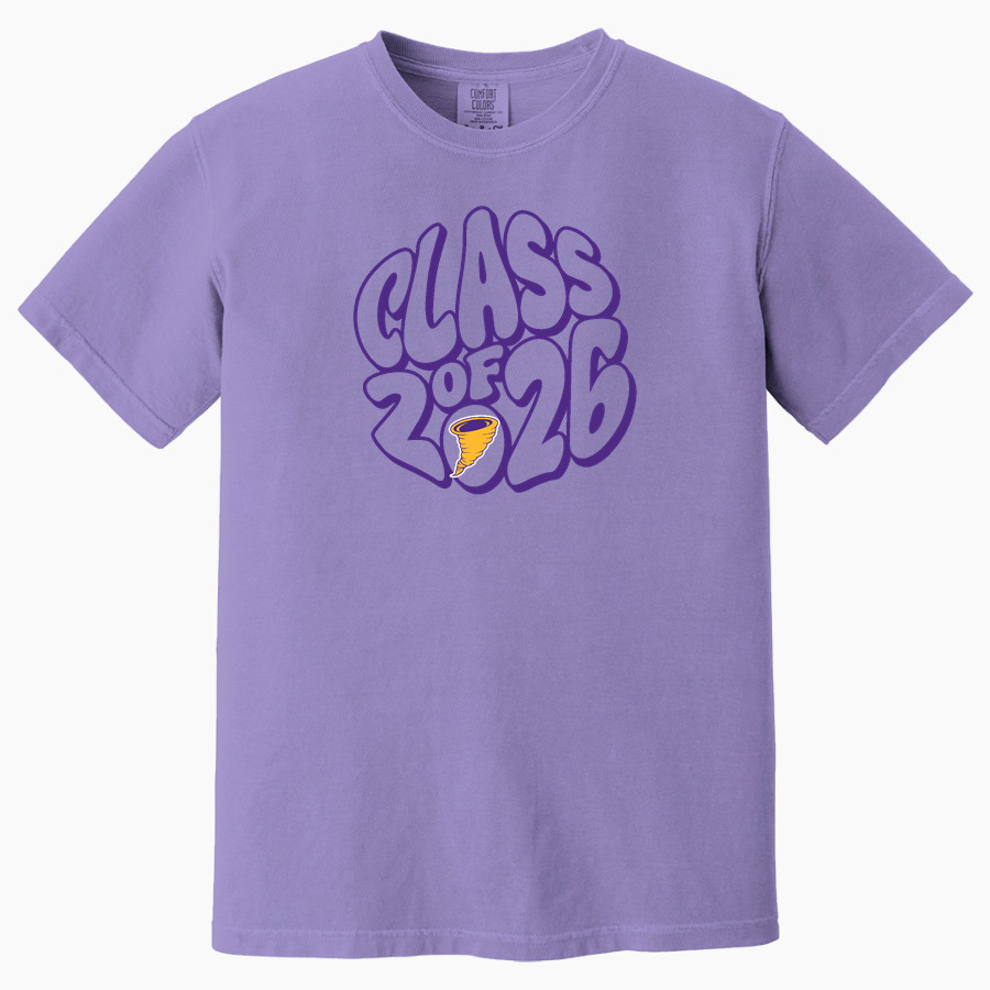 PURVIS HIGH SCHOOL TORNADOES <span class="pdp-name-mascot">PURVIS TORNADOES</span> Comfort Colors Adult Heavyweight Garment-Dyed T-Shirt