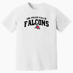 UW River Falls Falcons Comfort Colors Men's Heavyweight Garment-Dyed T-Shirt Front Thumbnail