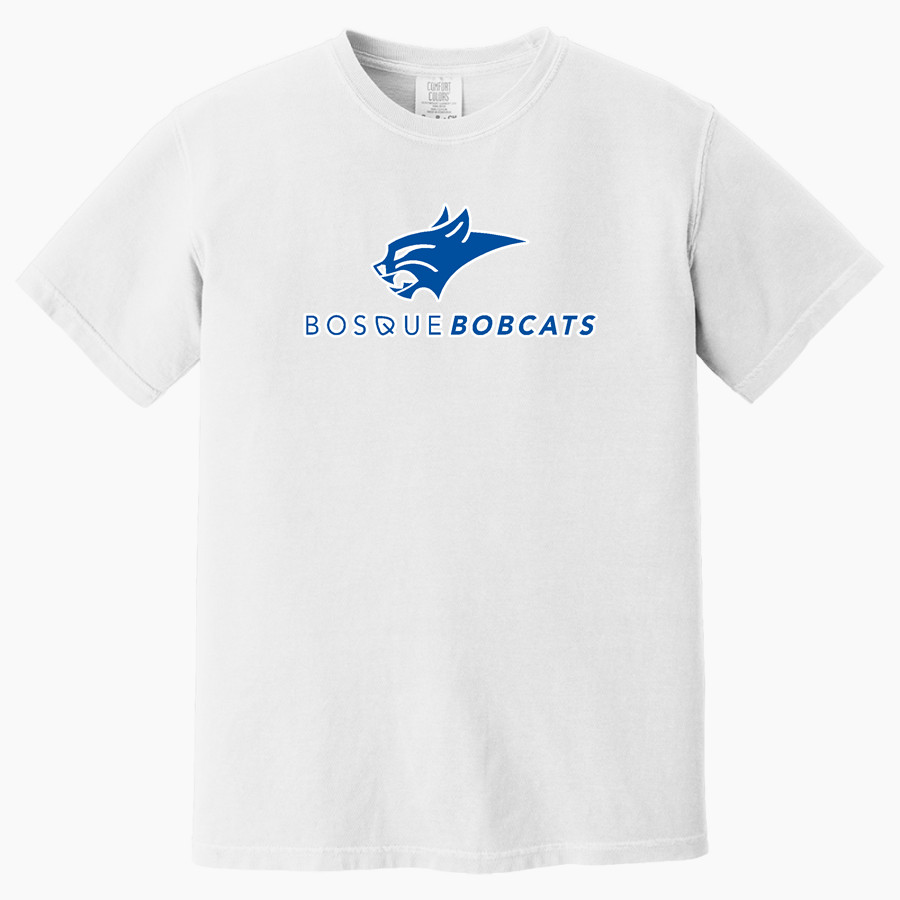 BOSQUE SCHOOL BOBCATS <span class="pdp-name-mascot">BOSQUE BOBCATS</span> Comfort Colors Adult Heavyweight Garment-Dyed T-Shirt